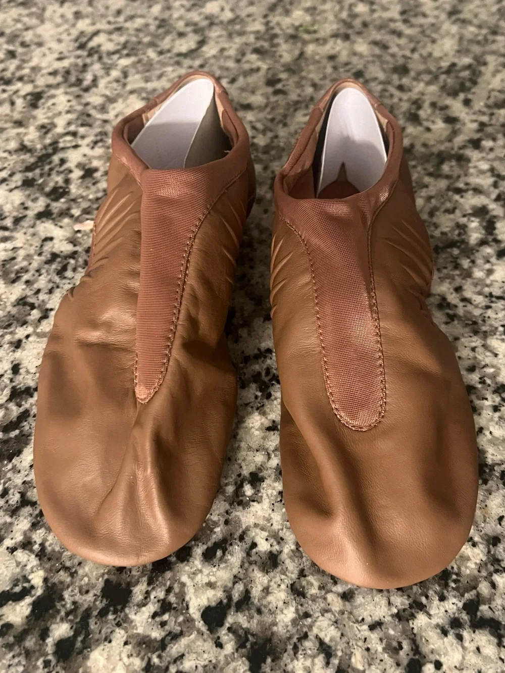 Pulse Women’s Brown Slip-On Dance Shoes